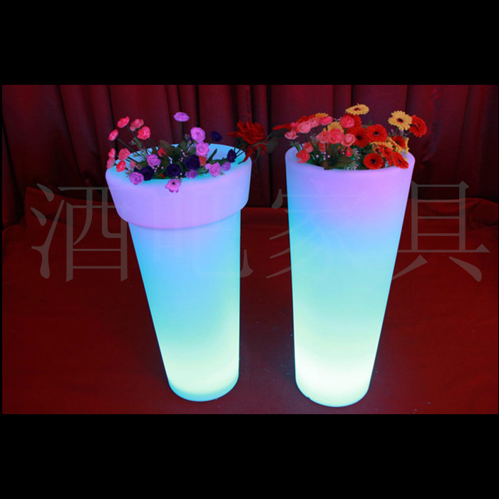 LED發光家具 大號LED發光花盆酒桶 景觀燈 LED發光酒