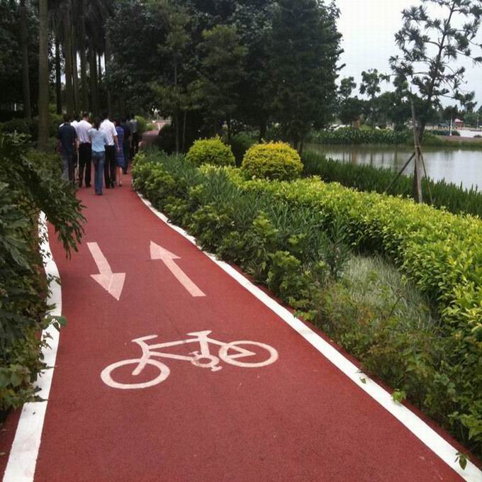 彩色綠道，健身步道，人行步道，景觀綠道，彩色防滑路面